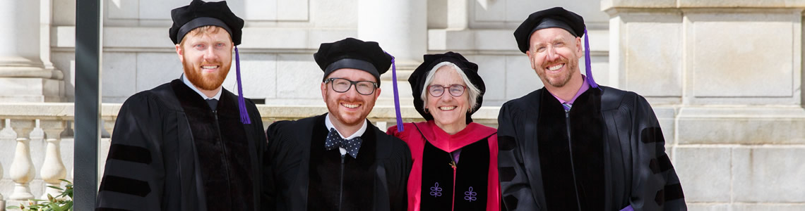 Professor Wriggins with privacy students