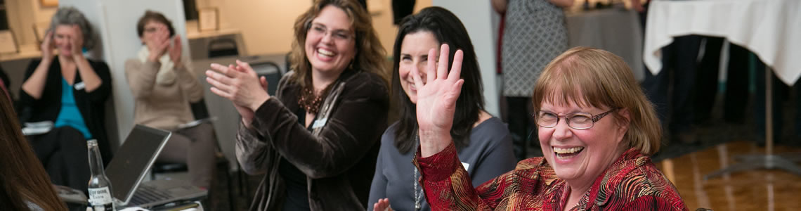 Staff at the annual MAPIL auction