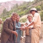 Professor Norchi with village elders